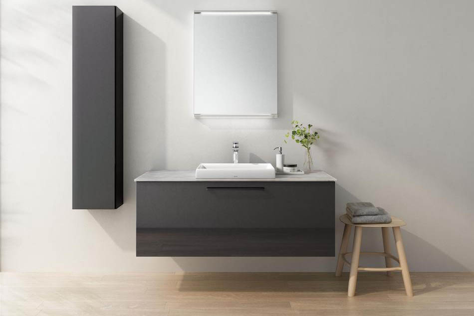 リフォーム後の綺麗な洗面所の画像です