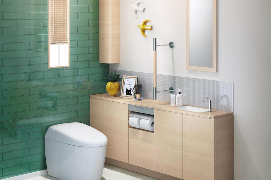 リフォーム後の綺麗なトイレの画像です